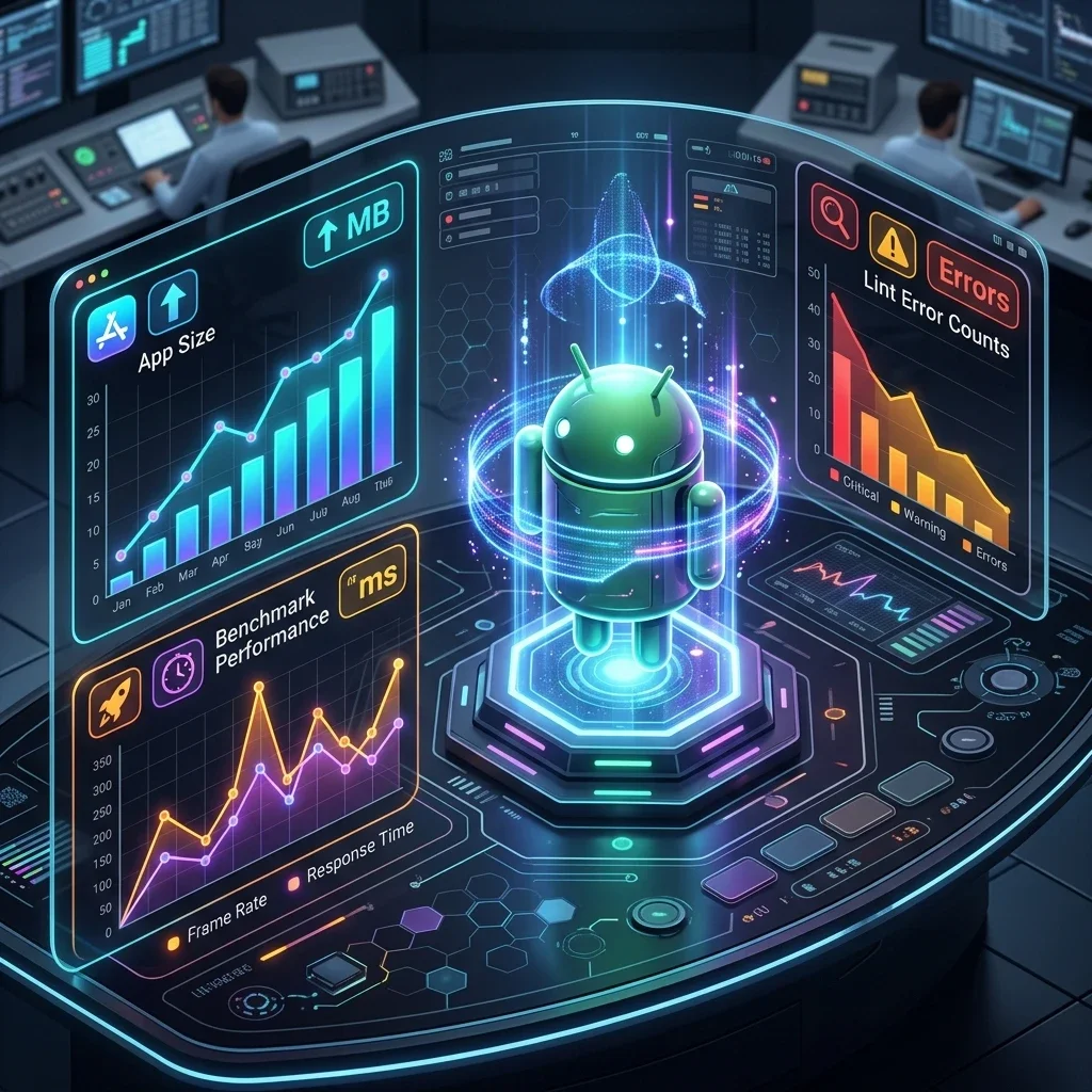 Android app performance and size monitoring