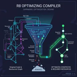 R8 Optimized Resource Shrinking no AGP 9: Quando a análise estática encontra o acesso dinâmico