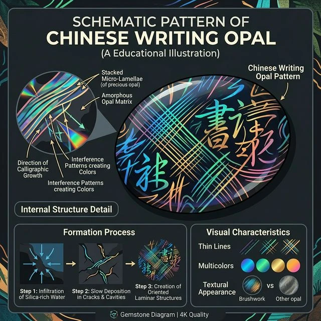 Chinesische Schriftzeichen Schematisch
