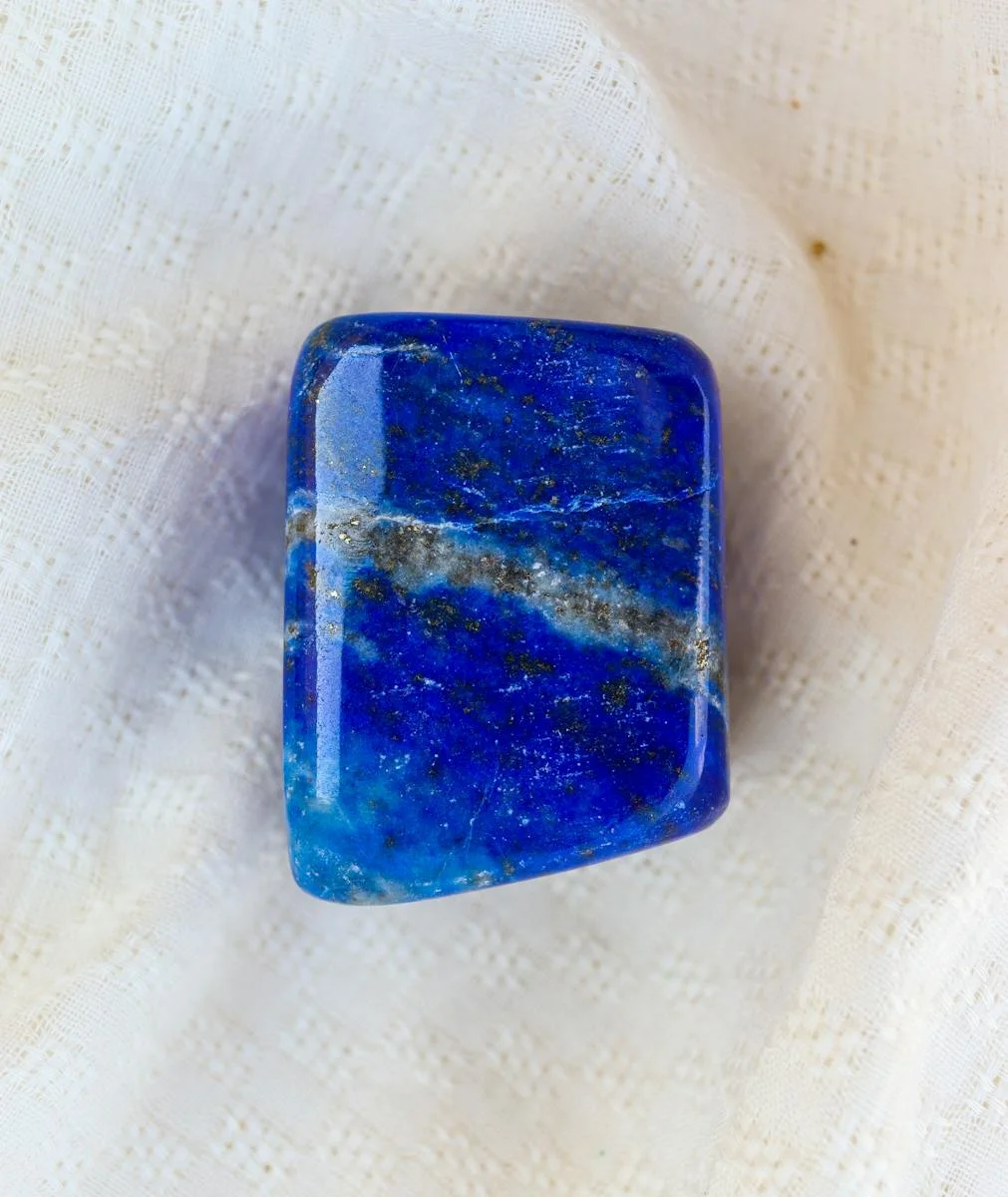 Polished Lapis Lazuli with Pyrite