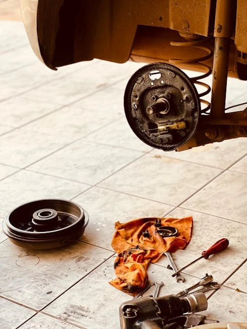 Rotor de frein démonté d