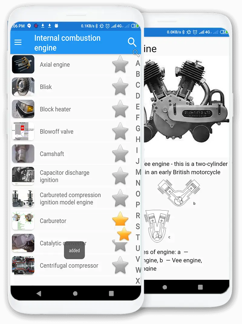 Screenshot for the app: Auto parts. Automotive technologies