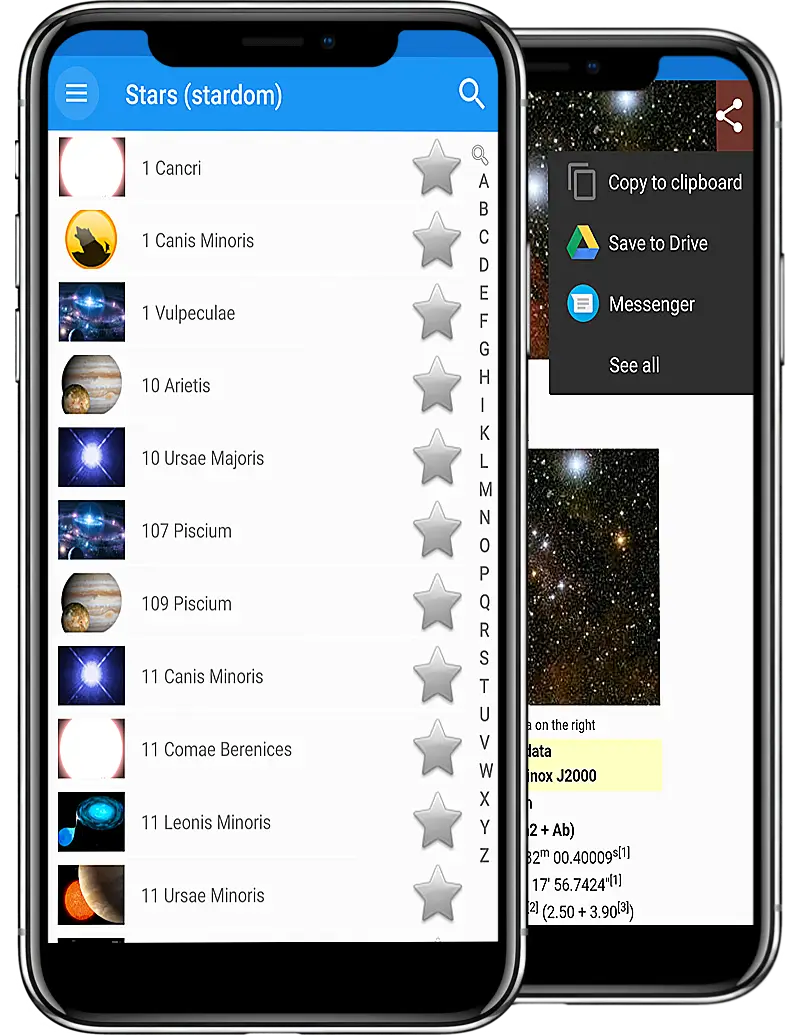 Screenshot for the app: Stars (stardom)